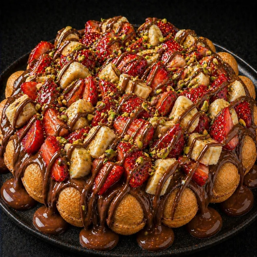 Bol Meyveli Waffle